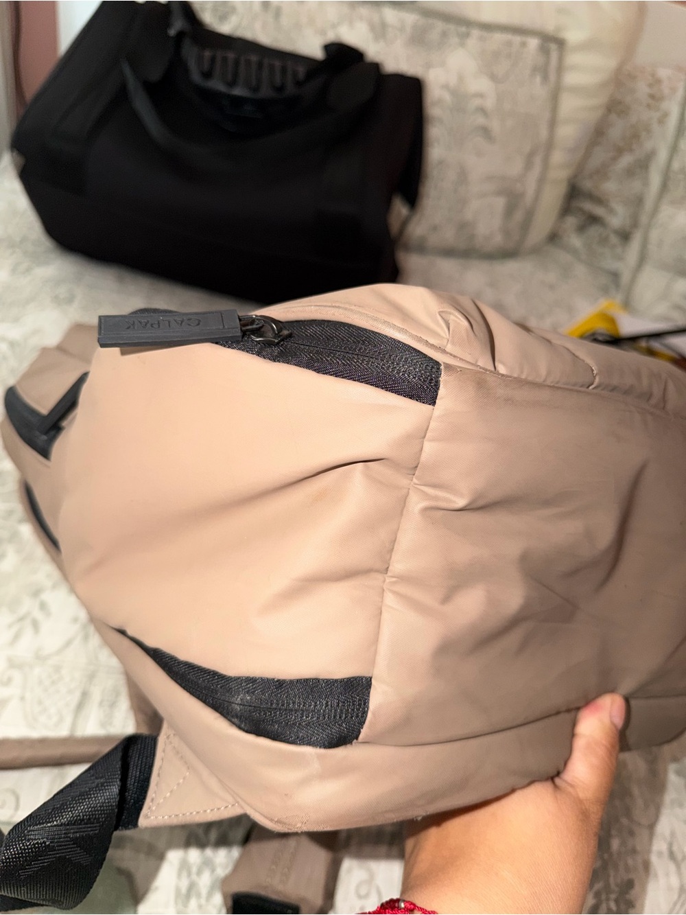 Calpak Backpack in Light Taupe - Picture 9 of 9